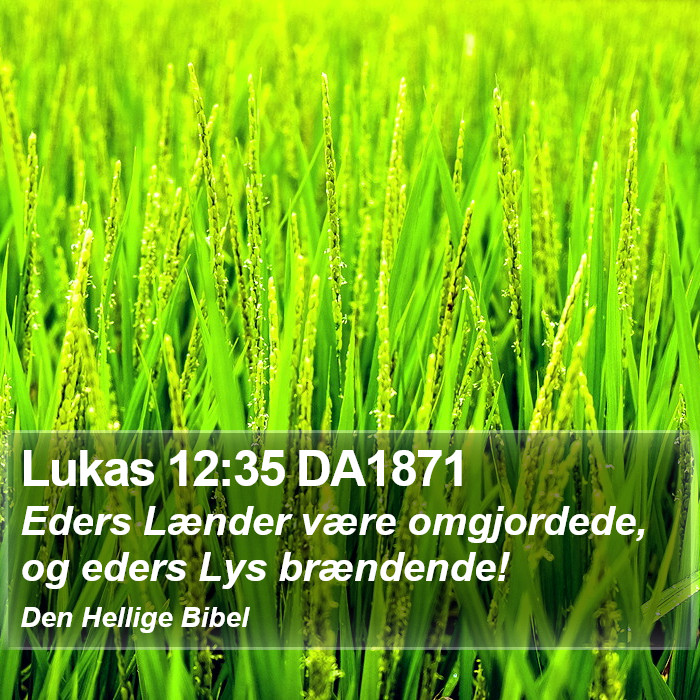 Lukas 12:35 DA1871 Bible Study