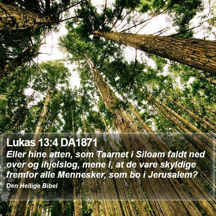 Lukas 13:4 DA1871 Bible Study