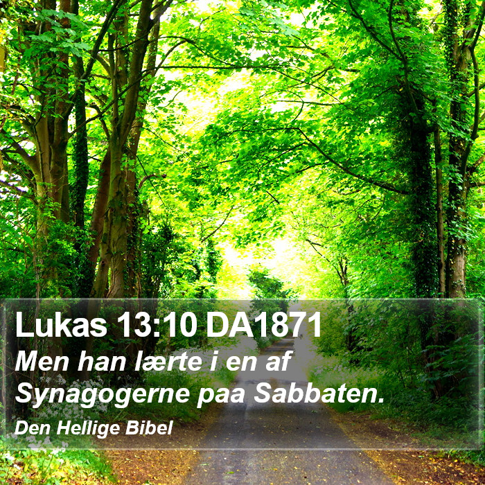 Lukas 13:10 DA1871 Bible Study