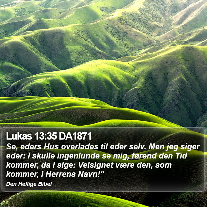 Lukas 13:35 DA1871 Bible Study