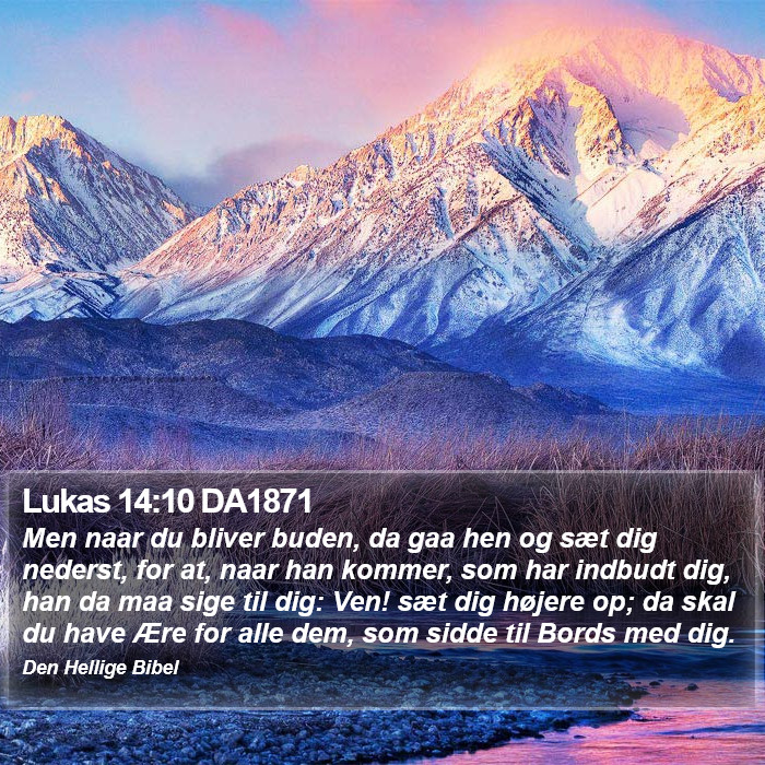 Lukas 14:10 DA1871 Bible Study