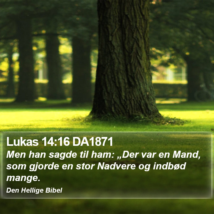 Lukas 14:16 DA1871 Bible Study