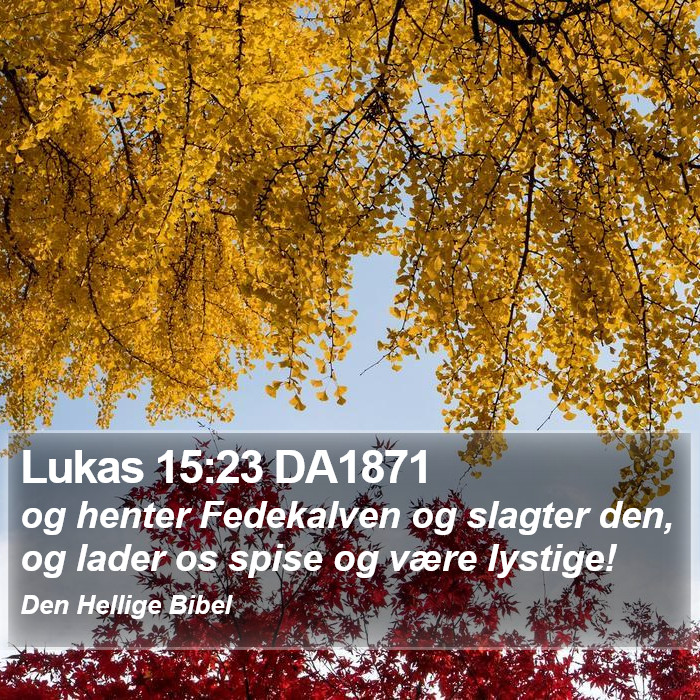 Lukas 15:23 DA1871 Bible Study