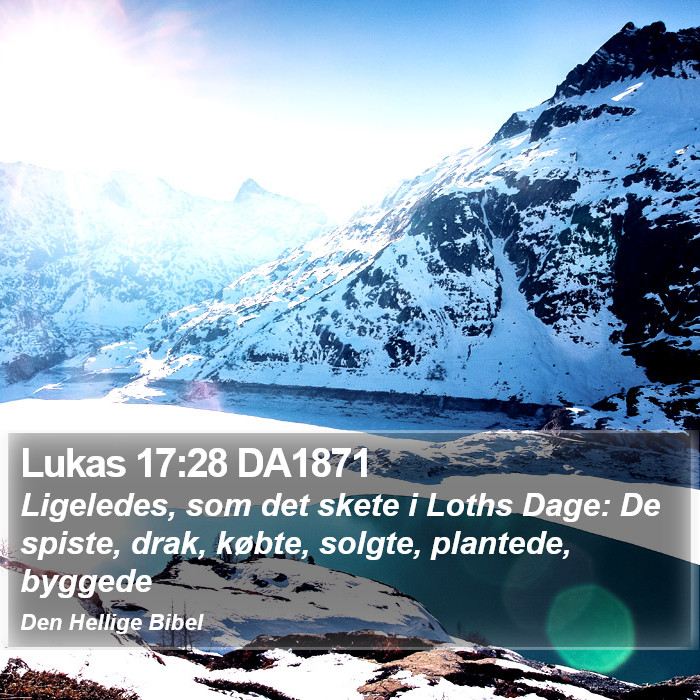 Lukas 17:28 DA1871 Bible Study
