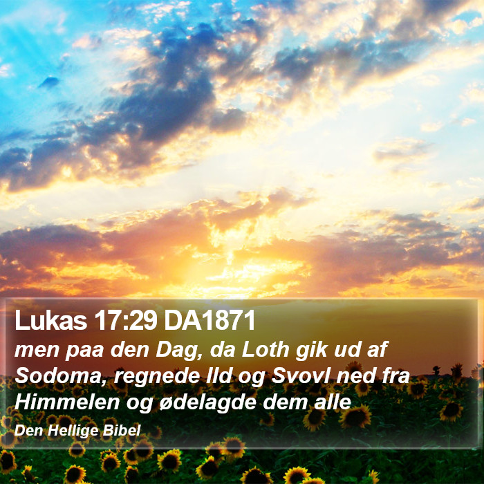 Lukas 17:29 DA1871 Bible Study