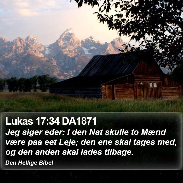 Lukas 17:34 DA1871 Bible Study