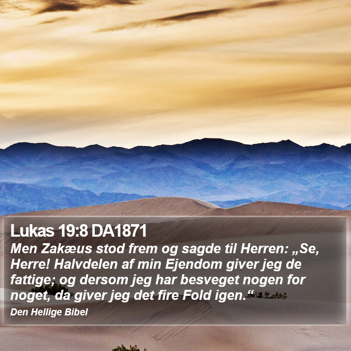 Lukas 19:8 DA1871 Bible Study