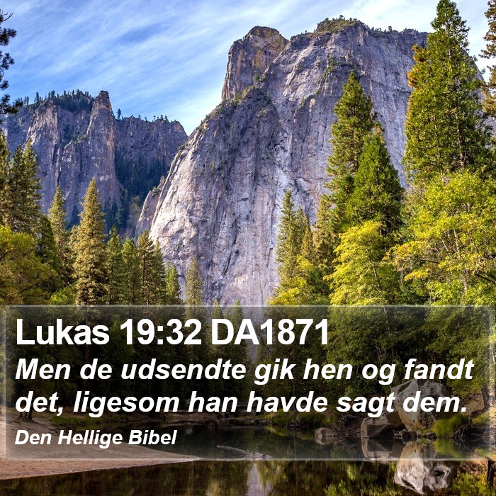 Lukas 19:32 DA1871 Bible Study