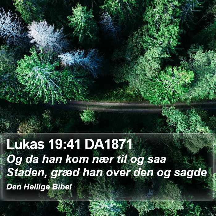 Lukas 19:41 DA1871 Bible Study