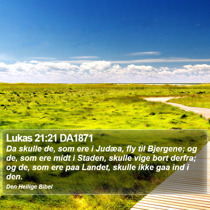 Lukas 21:21 DA1871 Bible Study