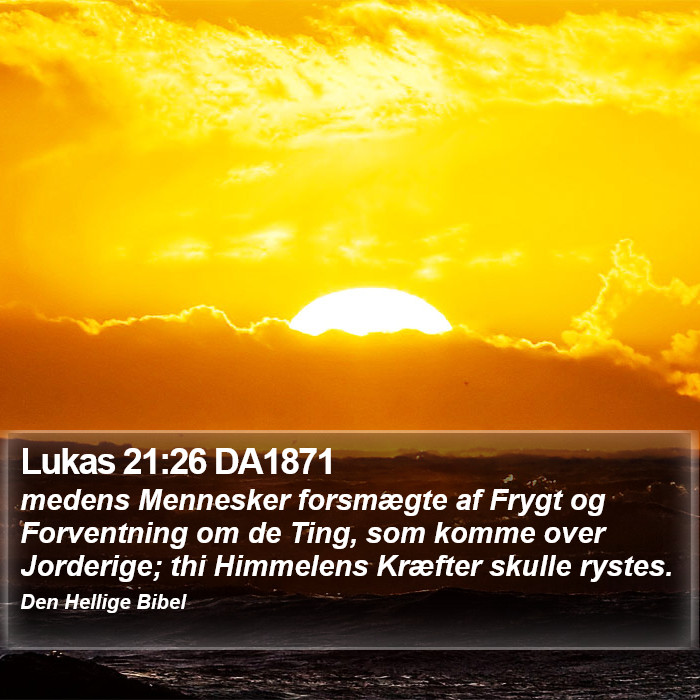 Lukas 21:26 DA1871 Bible Study