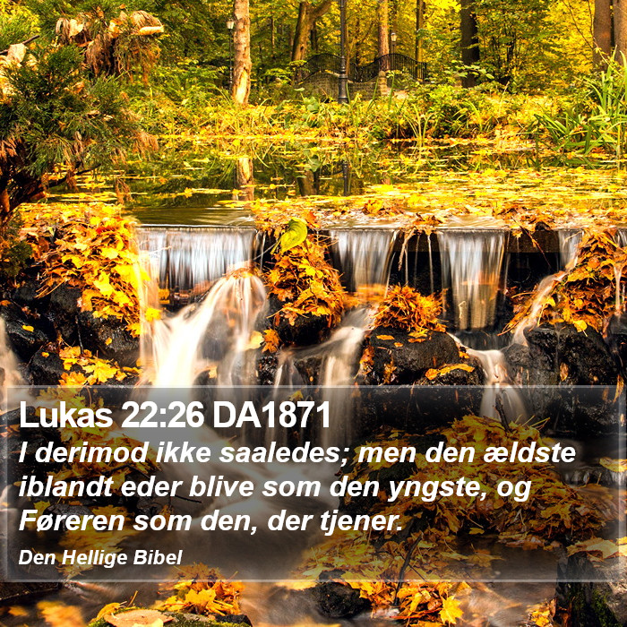 Lukas 22:26 DA1871 Bible Study