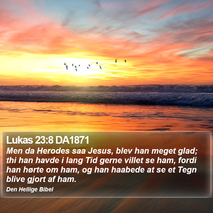 Lukas 23:8 DA1871 Bible Study