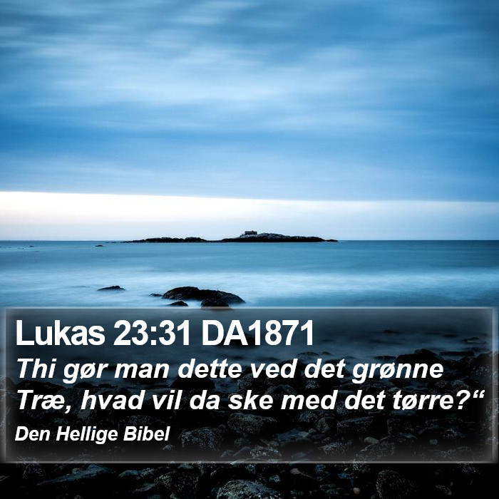 Lukas 23:31 DA1871 Bible Study