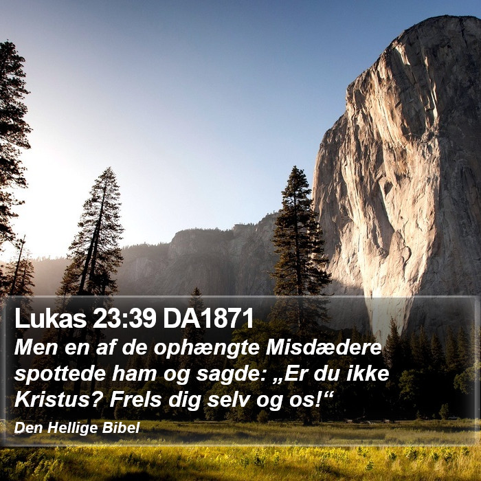 Lukas 23:39 DA1871 Bible Study