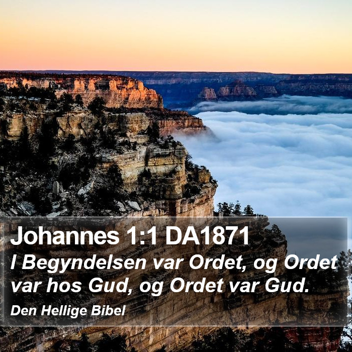 Johannes 1:1 DA1871 Bible Study