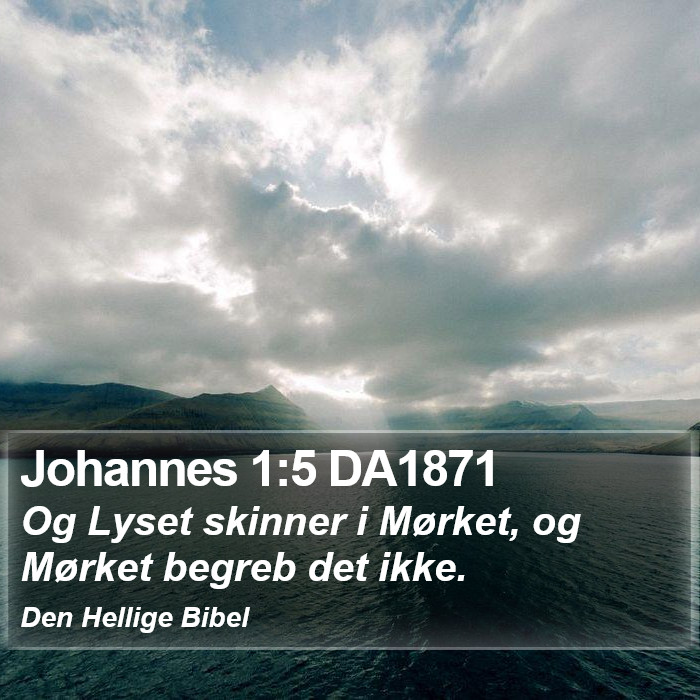 Johannes 1:5 DA1871 Bible Study