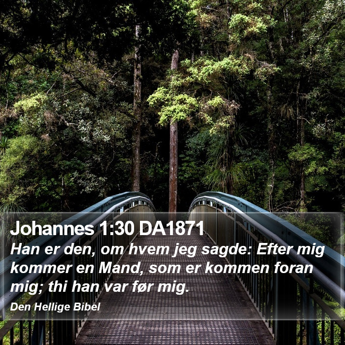 Johannes 1:30 DA1871 Bible Study