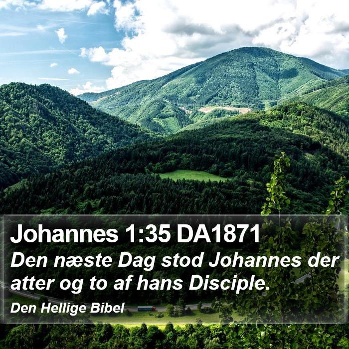 Johannes 1:35 DA1871 Bible Study