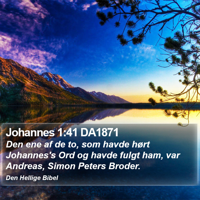 Johannes 1:41 DA1871 Bible Study