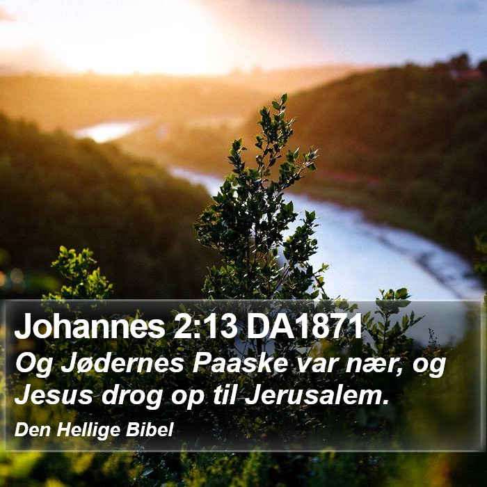 Johannes 2:13 DA1871 Bible Study