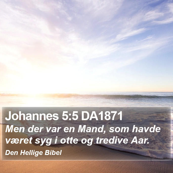 Johannes 5:5 DA1871 Bible Study