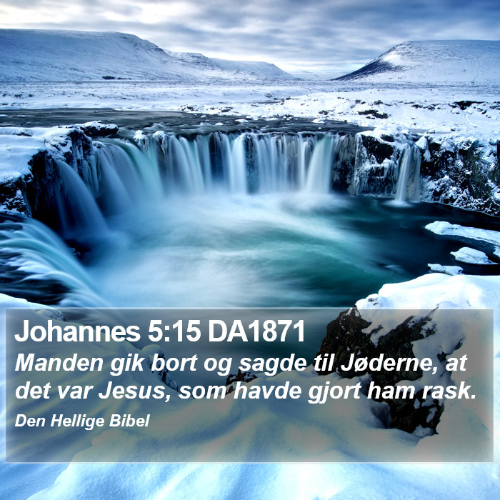 Johannes 5:15 DA1871 Bible Study