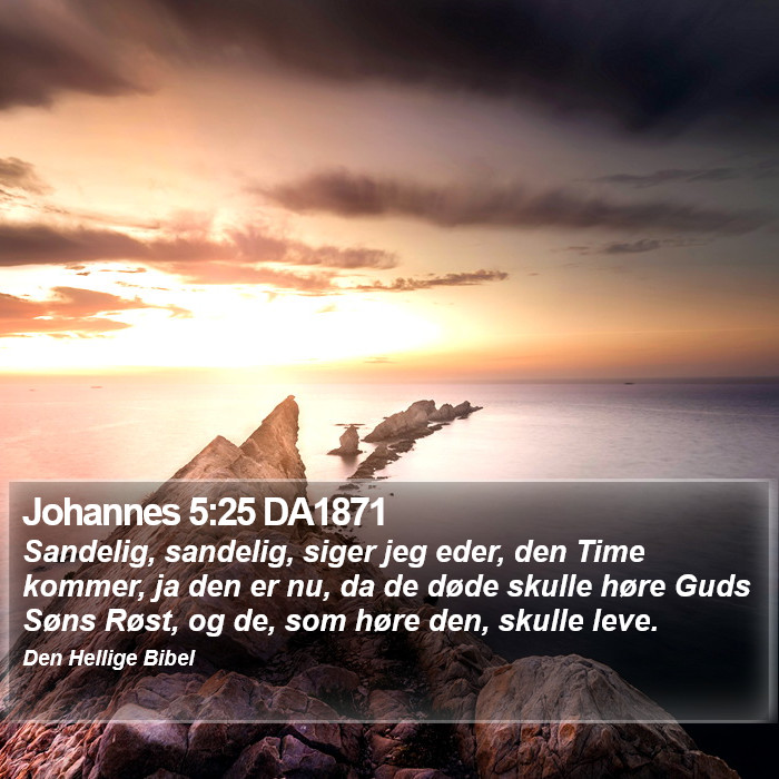 Johannes 5:25 DA1871 Bible Study