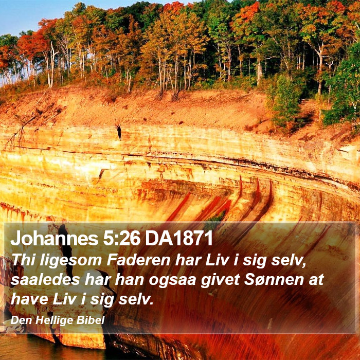 Johannes 5:26 DA1871 Bible Study