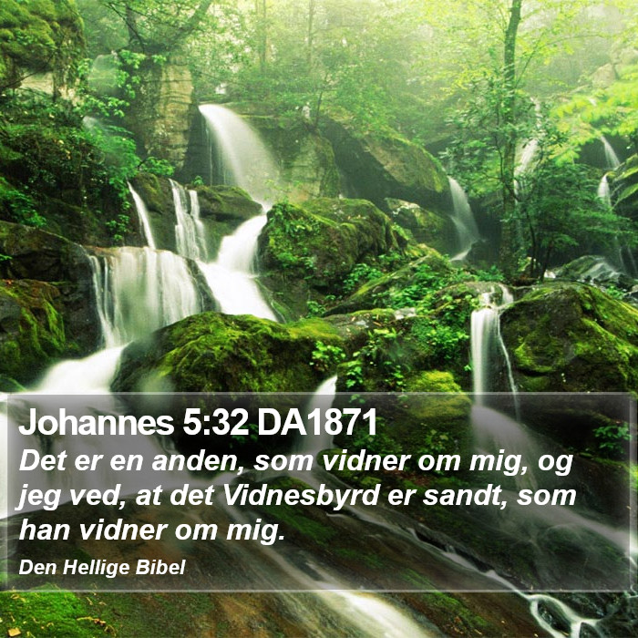 Johannes 5:32 DA1871 Bible Study