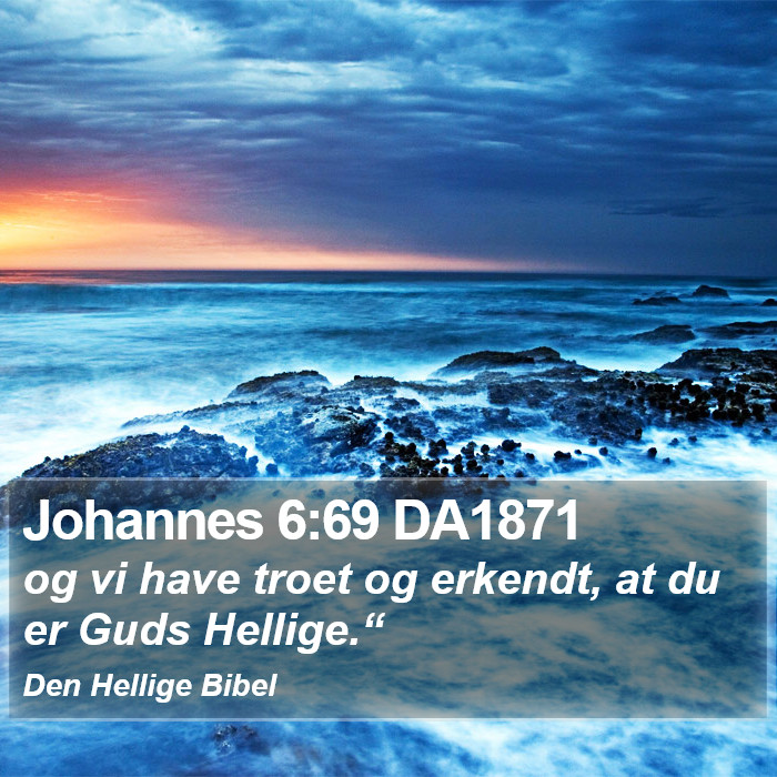 Johannes 6:69 DA1871 Bible Study