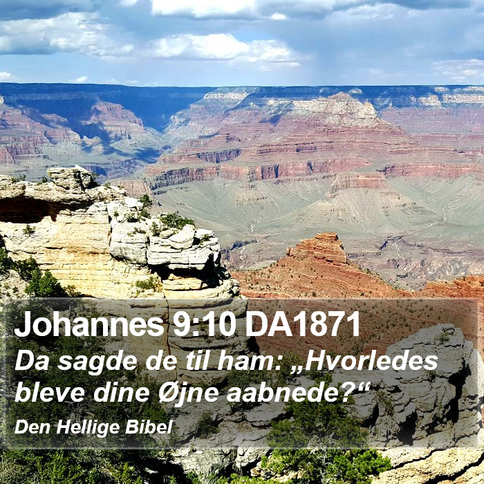 Johannes 9:10 DA1871 Bible Study