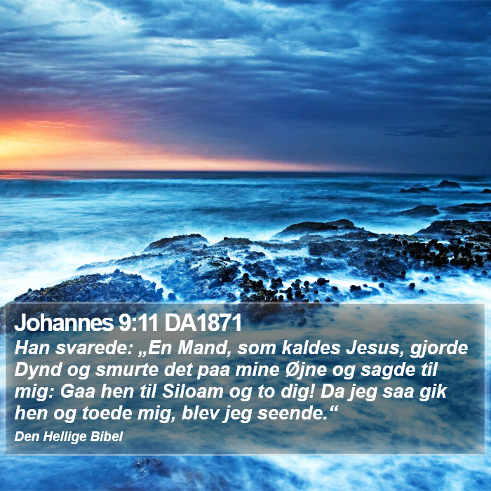 Johannes 9:11 DA1871 Bible Study