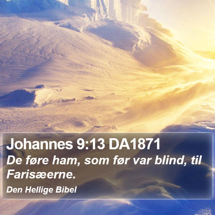 Johannes 9:13 DA1871 Bible Study