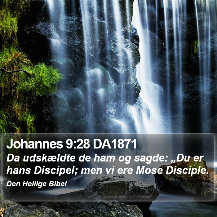 Johannes 9:28 DA1871 Bible Study