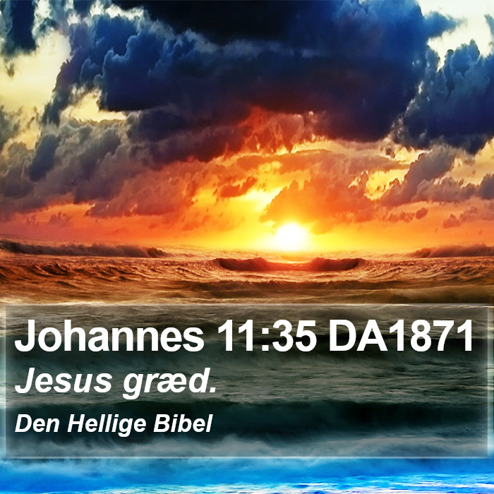 Johannes 11:35 DA1871 Bible Study
