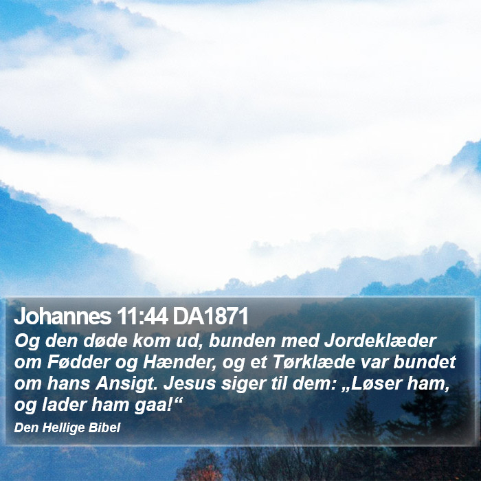 Johannes 11:44 DA1871 Bible Study