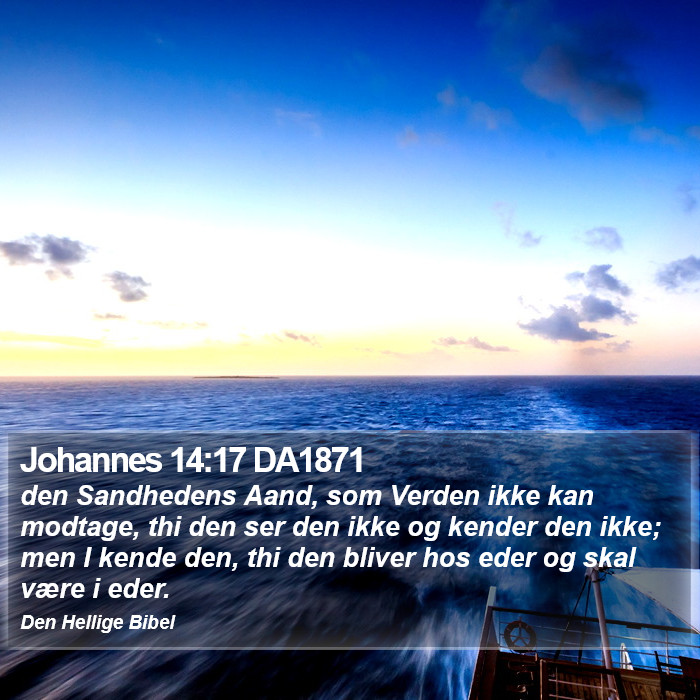 Johannes 14:17 DA1871 Bible Study