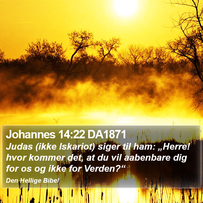 Johannes 14:22 DA1871 Bible Study