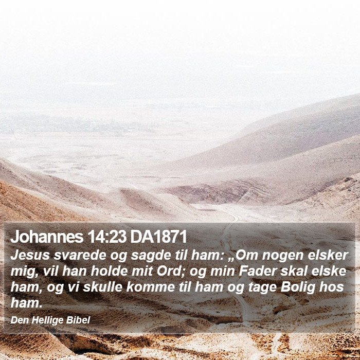 Johannes 14:23 DA1871 Bible Study