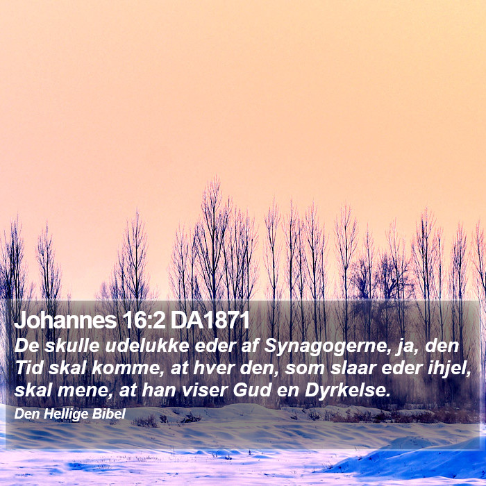 Johannes 16:2 DA1871 Bible Study