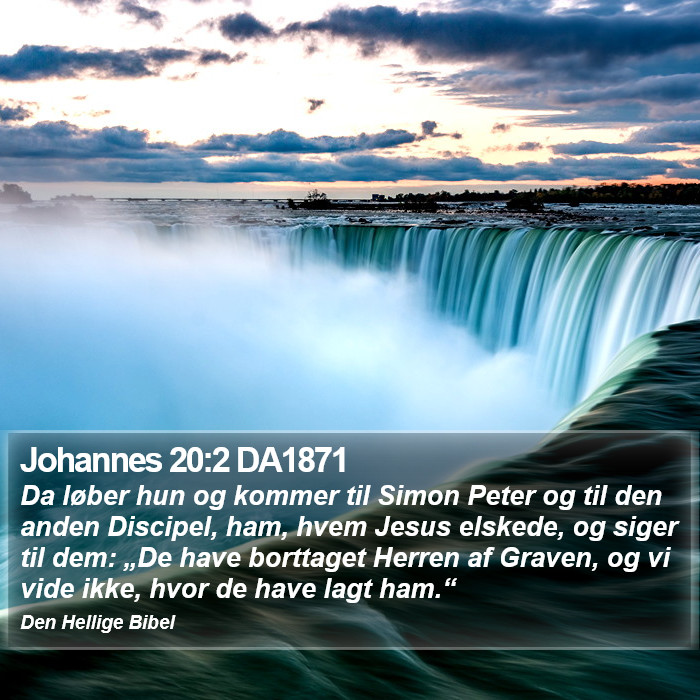 Johannes 20:2 DA1871 Bible Study