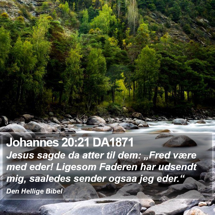 Johannes 20:21 DA1871 Bible Study