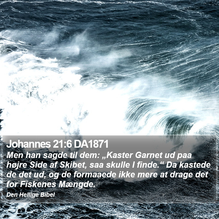Johannes 21:6 DA1871 Bible Study