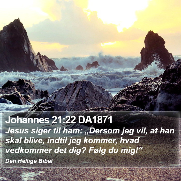 Johannes 21:22 DA1871 Bible Study