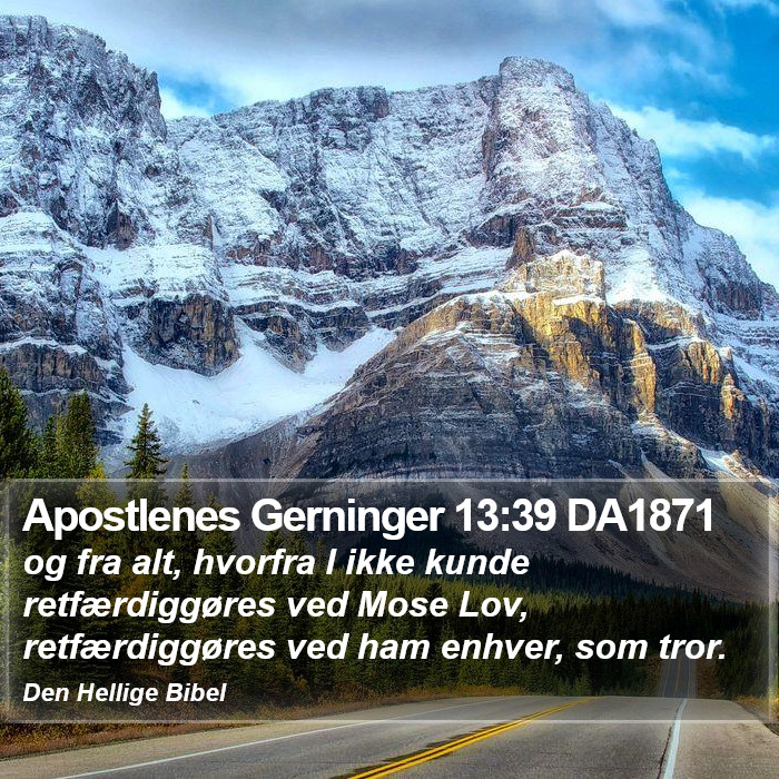 Apostlenes Gerninger 13:39 DA1871 Bible Study