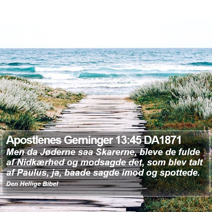 Apostlenes Gerninger 13:45 DA1871 Bible Study