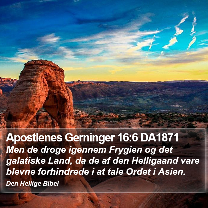 Apostlenes Gerninger 16:6 DA1871 Bible Study