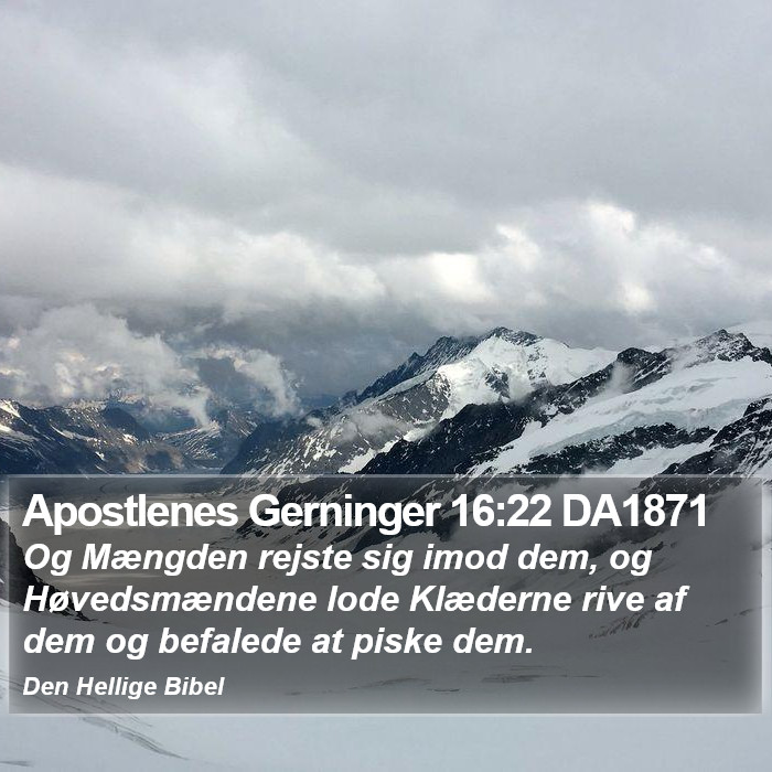 Apostlenes Gerninger 16:22 DA1871 Bible Study