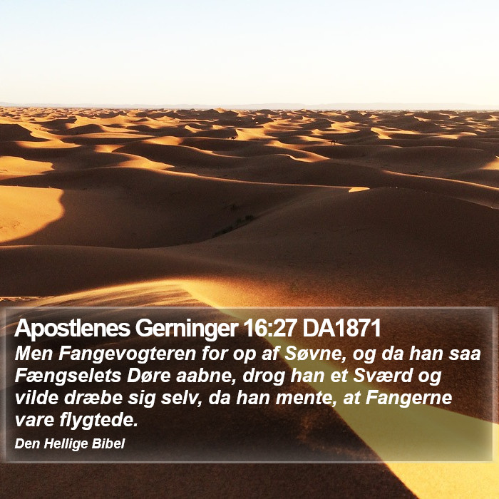 Apostlenes Gerninger 16:27 DA1871 Bible Study